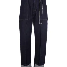 Джинсы с цепочкой-кольцом