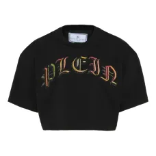 Топ с короткими рукавами и отделкой