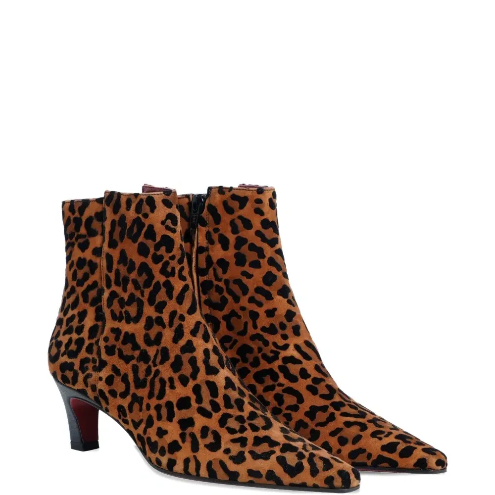 Ботинки с леопардовым принтом Milia
