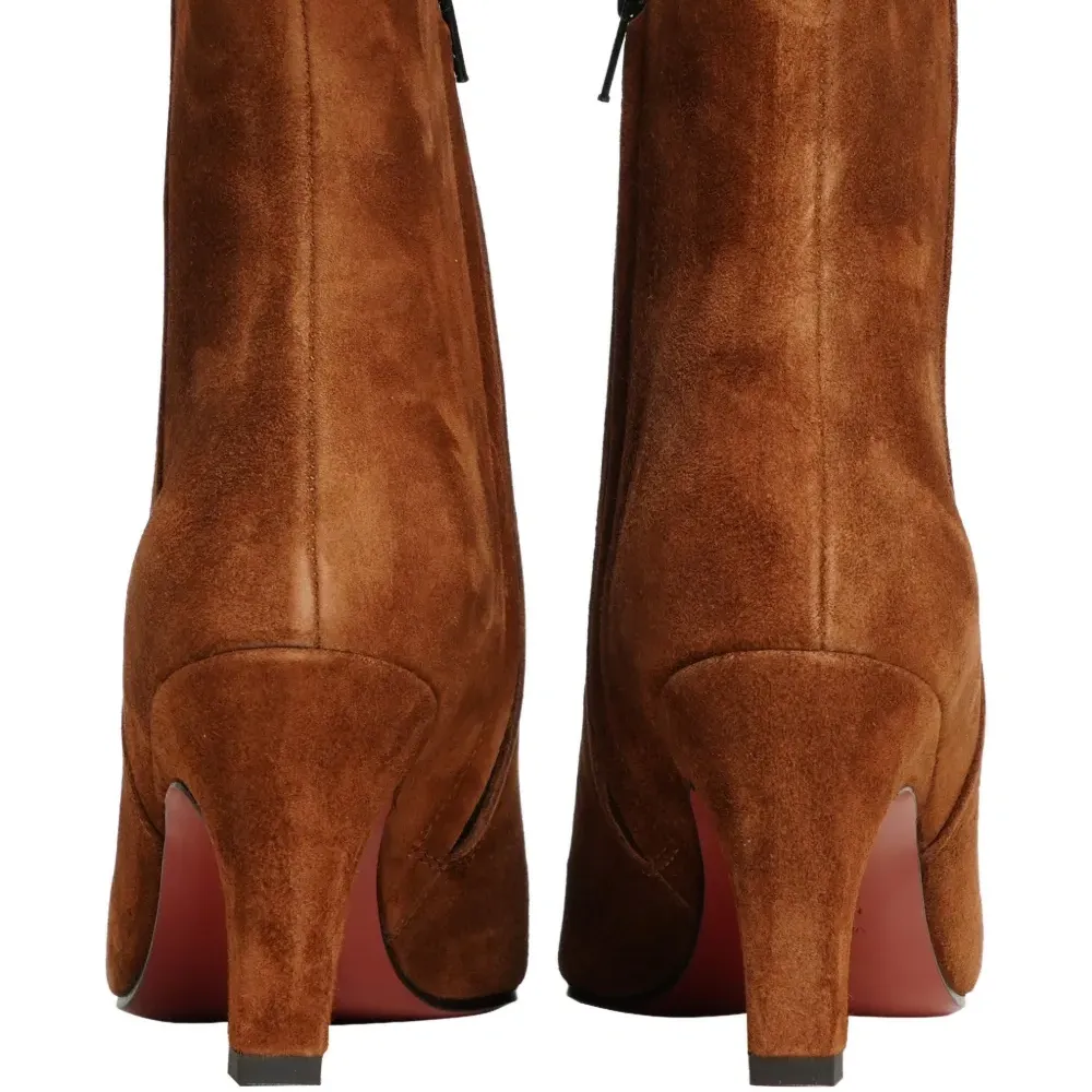 Замшевые ботильоны на каблуке Yanira