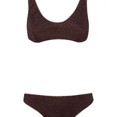 Бикини с мерцающим эффектом "морская волна"