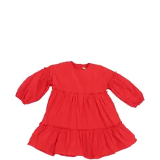 Платье с оборками