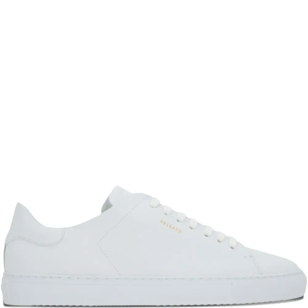 Кожаные кеды на шнуровке