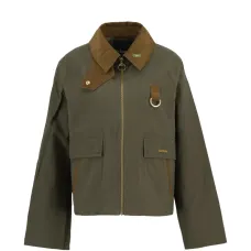 Куртка с вельветовым воротником