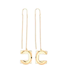 Серьги с логотипом