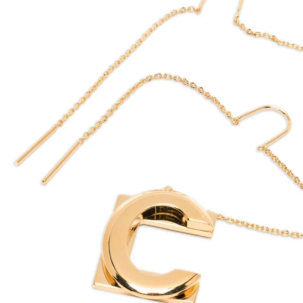 Серьги с логотипом