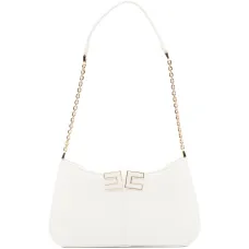 Сумка на плечо с цепочкой и логотипом