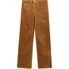 Вельветовые брюки прямого кроя