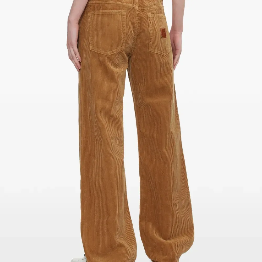 Вельветовые брюки прямого кроя