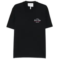 Футболка с логотипом и круглым вырезом