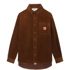 Рубашка из вельвета с нагрудным карманом