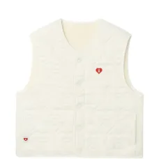 Стеганый жилет с аппликацией в виде сердца Стеганый жилет с аппликацией в виде сердца