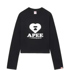 Топ с принтом в виде сердца и логотипом Топ с принтом в виде сердца и логотипом