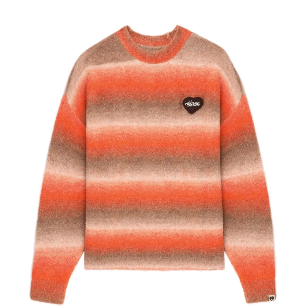 Свитер с эффектом крашеного спреем