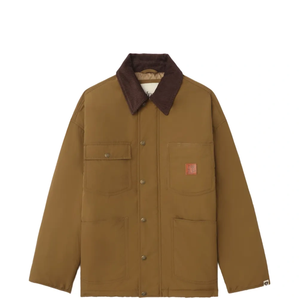 Утилитарная куртка с вельветовым воротником