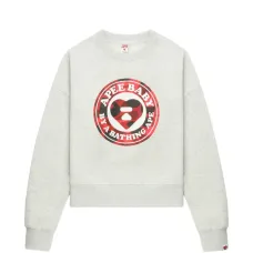 Свитшот с круглым вырезом и принтом в виде сердца в камуфляжном стиле