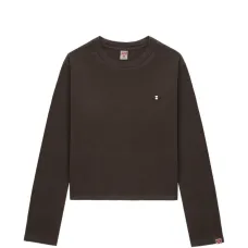 Футболка с длинными рукавами и аппликацией