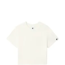 Укороченная футболка с сердечным мотивом Укороченная футболка с сердечным мотивом