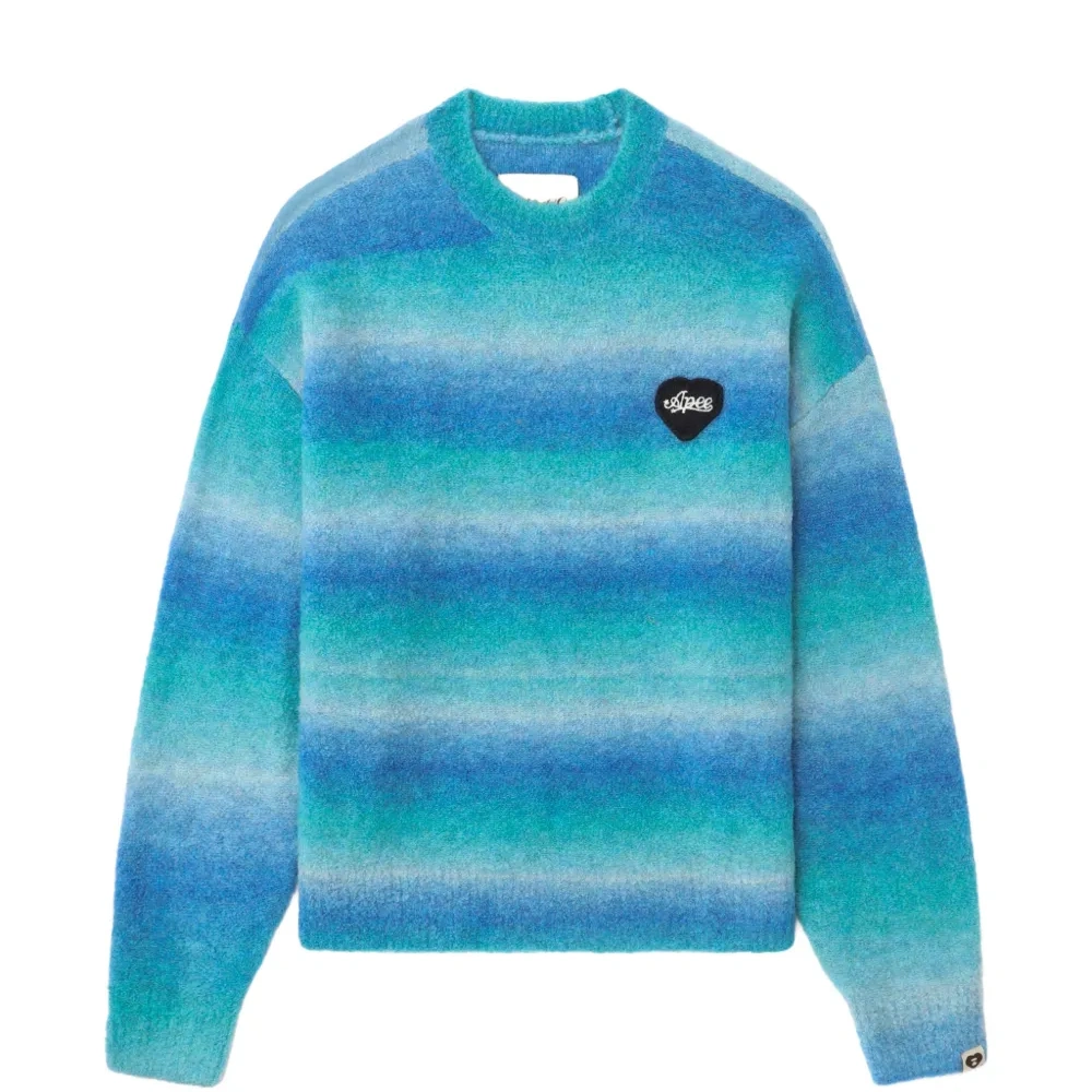 Свитер с эффектом крашеного спреем