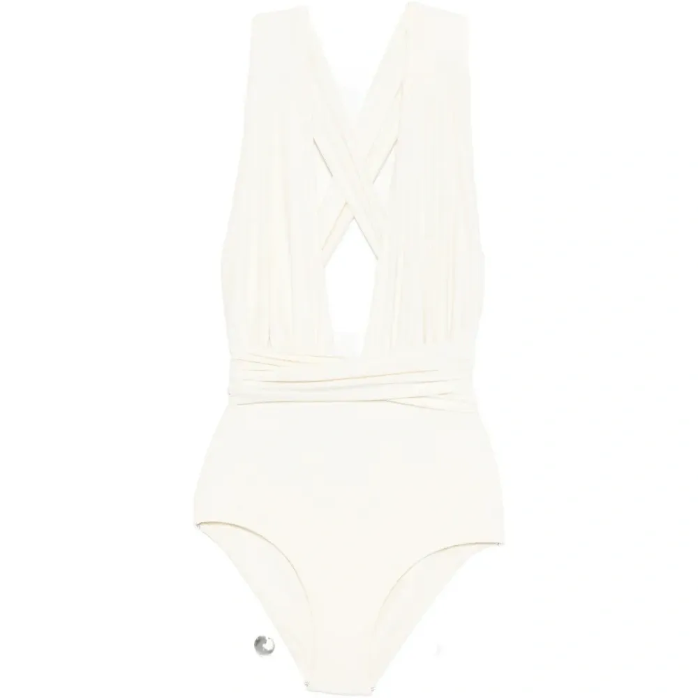 Слитный купальник с V-образным вырезом Слитный купальник с V-образным вырезом