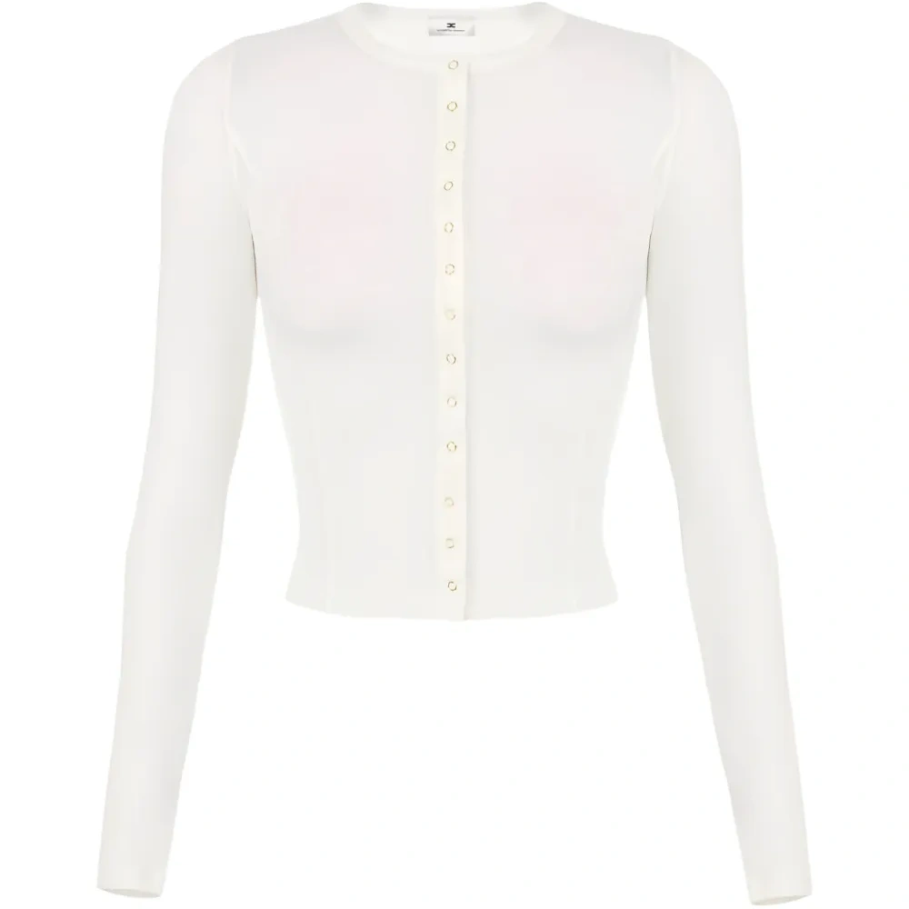 Кардиган на пуговицах с вышитым логотипом