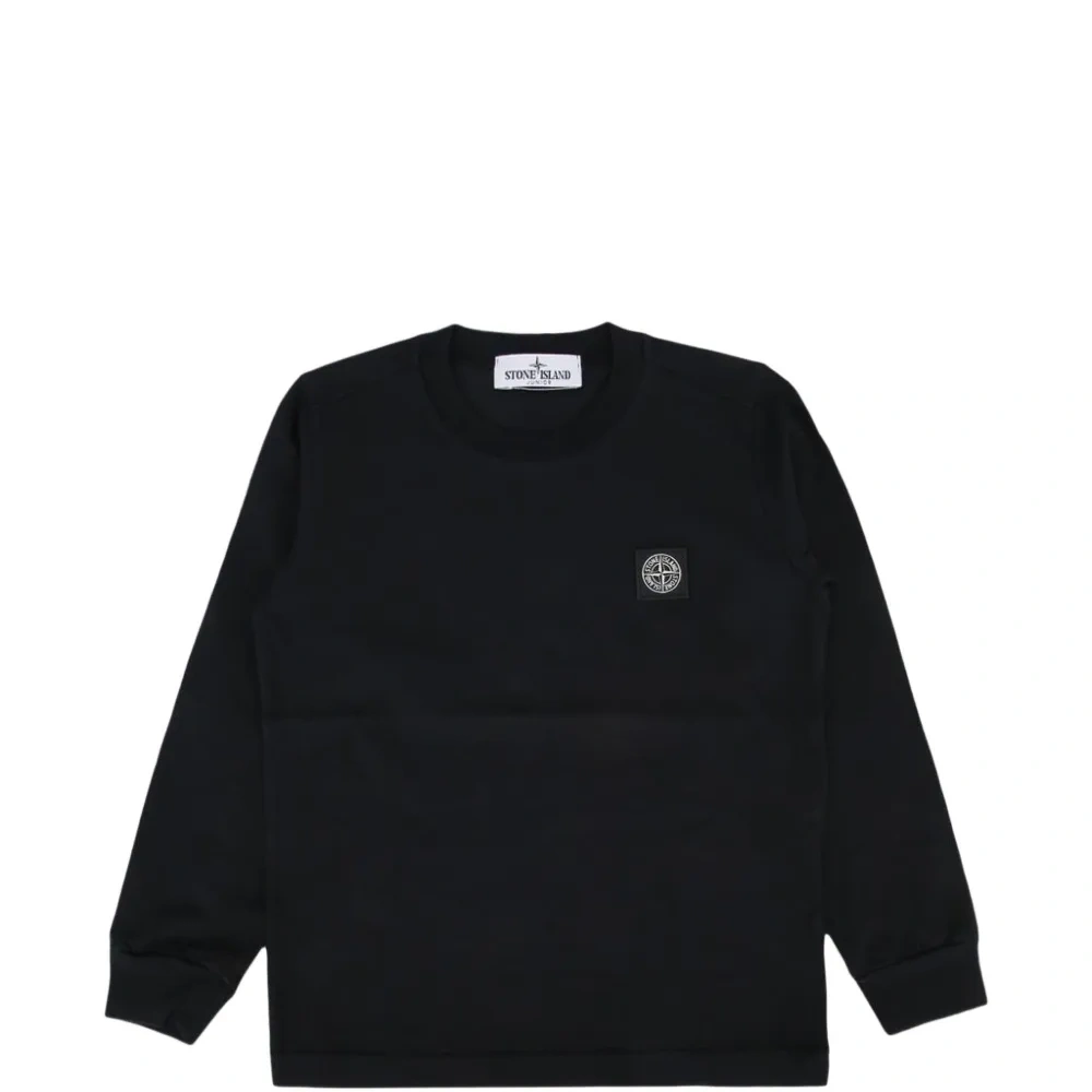 Топ с длинными рукавами и нашивкой