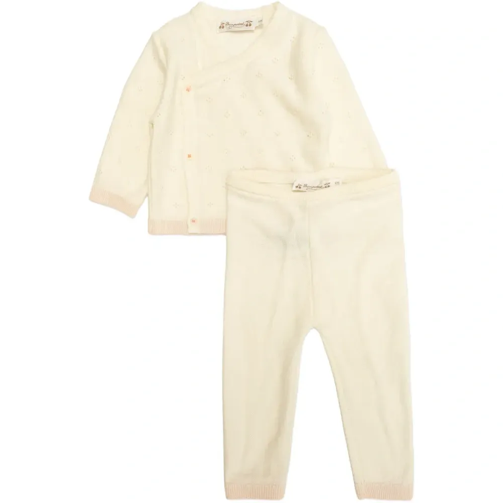 Комплект: брюки на пуговицах и рубашка с длинными рукавами