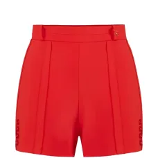 Шорты с логотипом и пуговицей