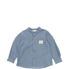 Рубашка на пуговицах с кружевом