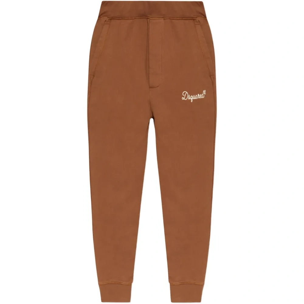 Спортивные штаны с вышитым логотипом