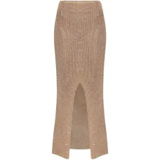 Вязаная юбка с разрезом Вязаная юбка с разрезом