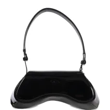 Глянцевая сумка на плечо