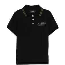 Поло с полосатой отделкой