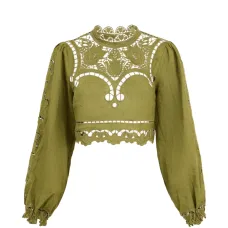 Ажурная блузка "Majestic Garden"