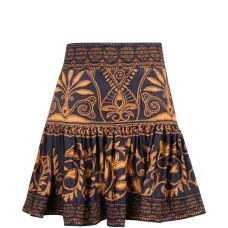 Мини-юбка с цветочным принтом от Cornely Ainika