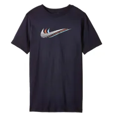 Футболка с тройным логотипом