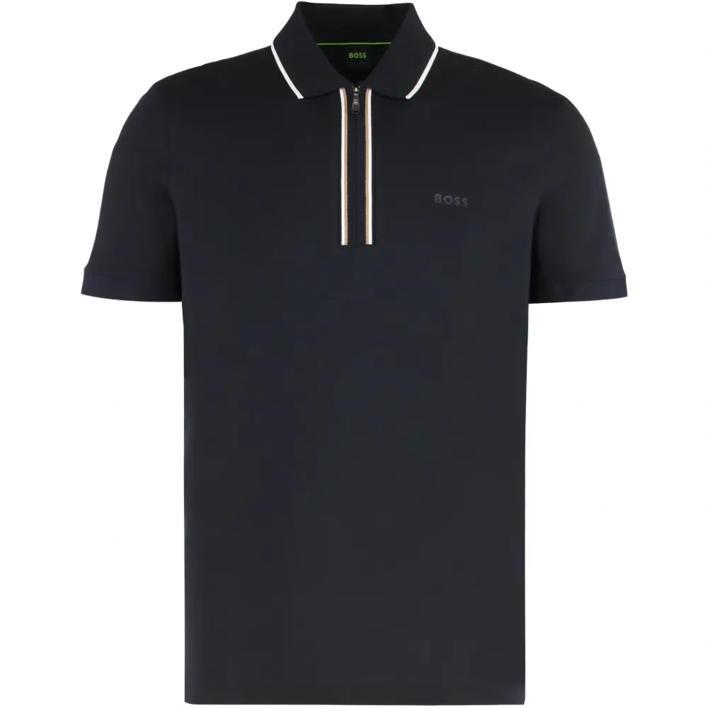 Поло с половинной молнией