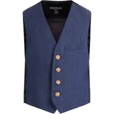 Жилет на пуговицах с V-образным вырезом Жилет на пуговицах с V-образным вырезом