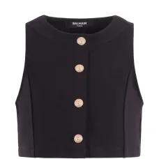 Топ с отделкой пуговицами