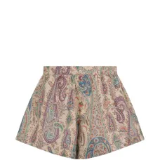 Шорты с принтом пейсли