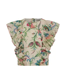 Топ с цветочным принтом