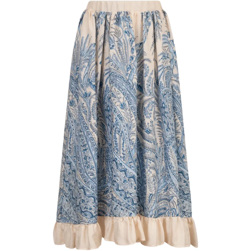 Юбка с узором пейсли