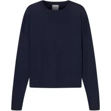 Джемпер с круглым вырезом и длинными рукавами