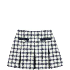 Юбка из букле в клетку Юбка из букле в клетку