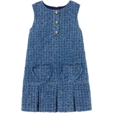 Текстурированное платье с необработанным сердцем