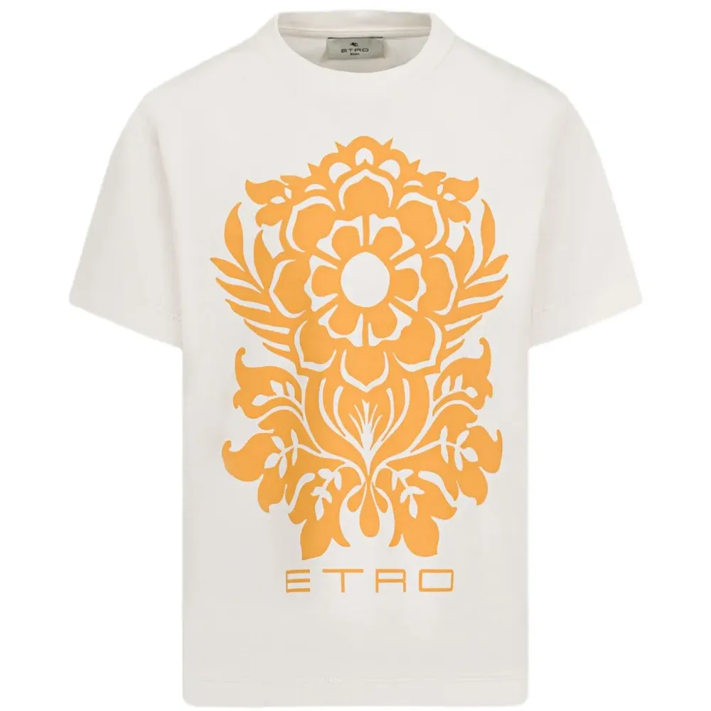 Футболка с цветочным принтом