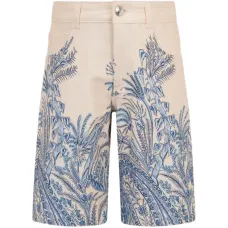 Шорты-бермуды с принтом пейсли