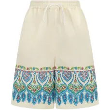 Шорты с цветочным принтом