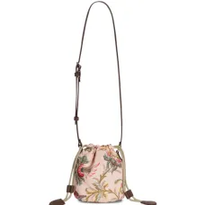 Сумка-ведро с цветочным принтом Сумка-ведро с цветочным принтом