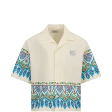 Рубашка с цветочным принтом